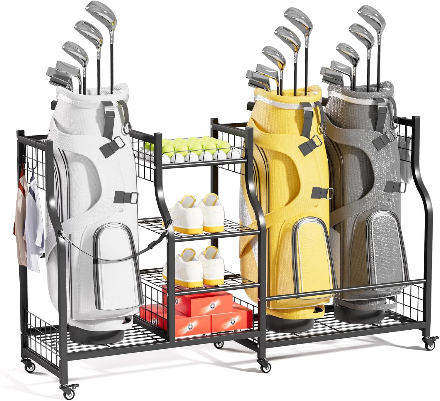 Golf Equipment Holder - Golfbag opbergrek organizer, heavy-duty golfbag houder