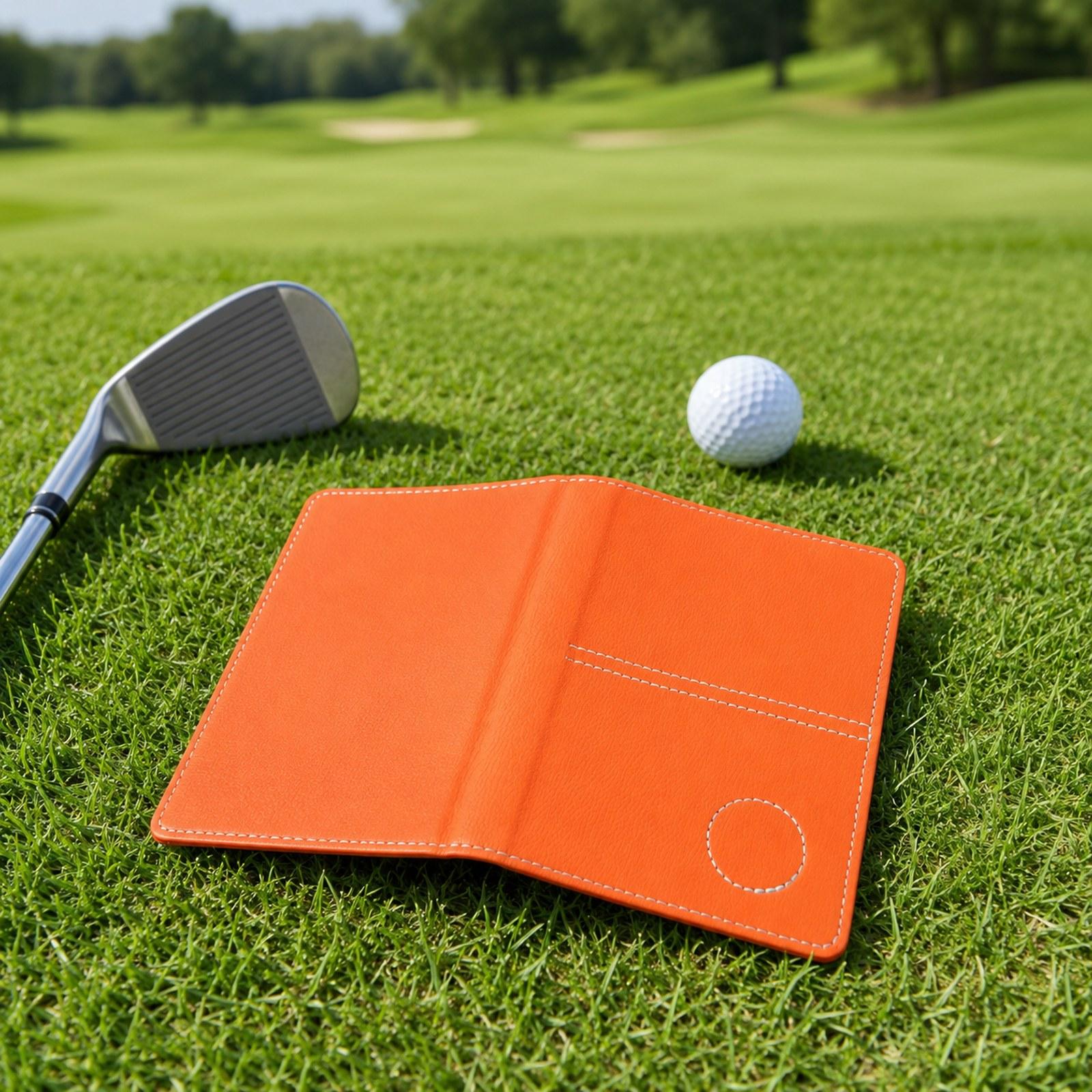 Golf Scorecard Holder - Golf Yardage Book Cover Slijtvast PU-leer