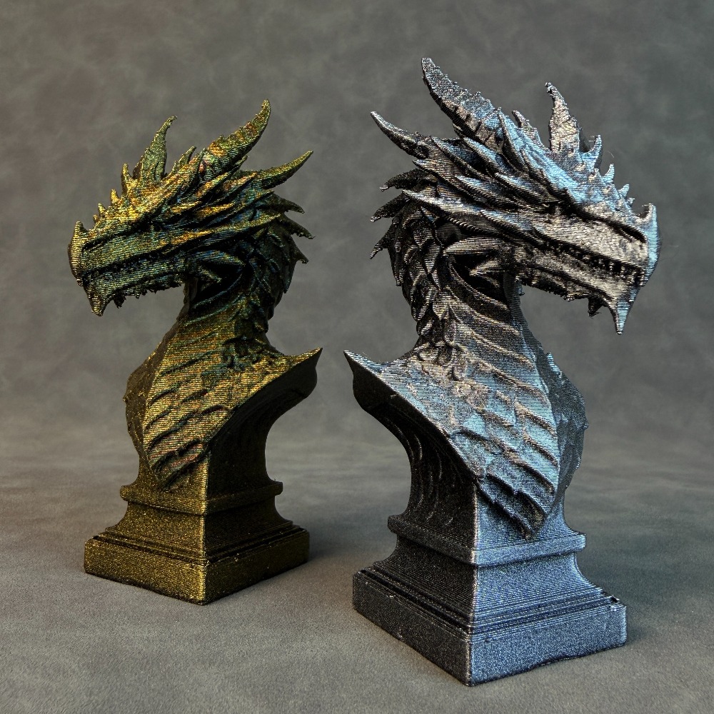 1-delige drakenkop sculptuur i - Head Racket Boom recensie en prijs