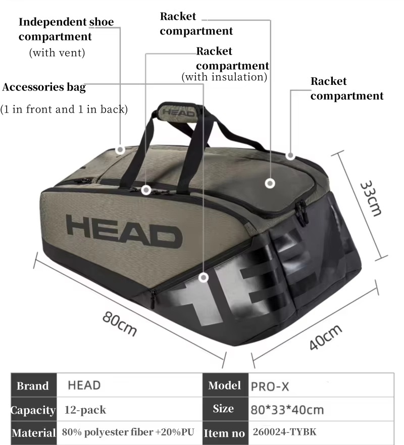 HEAD TOUR/PROX-serie tennisrac - Head Racket Boom recensie en prijs