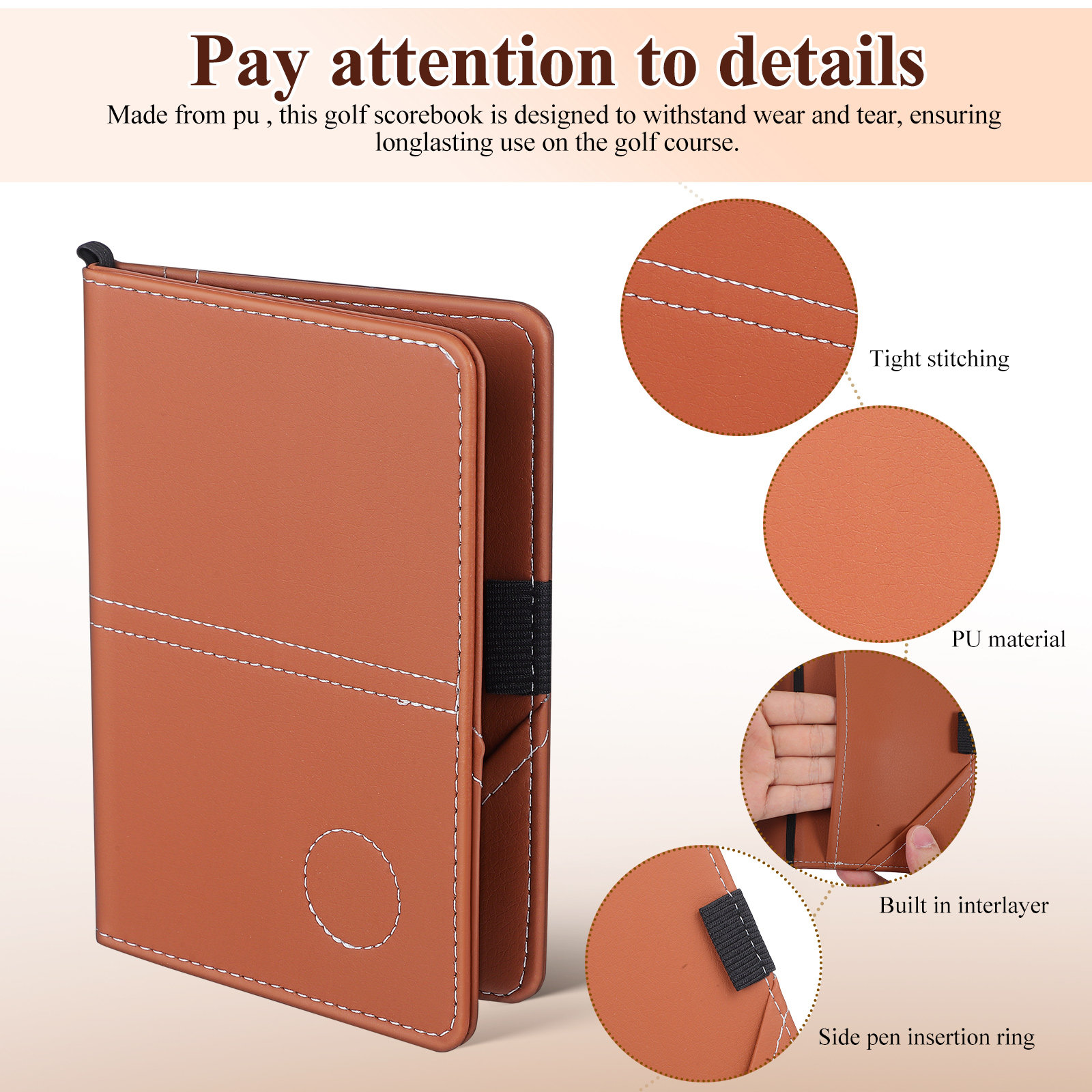 PU Golfscoreboek Compacte Stij - Golf Scorecard Holder recensie en prijs