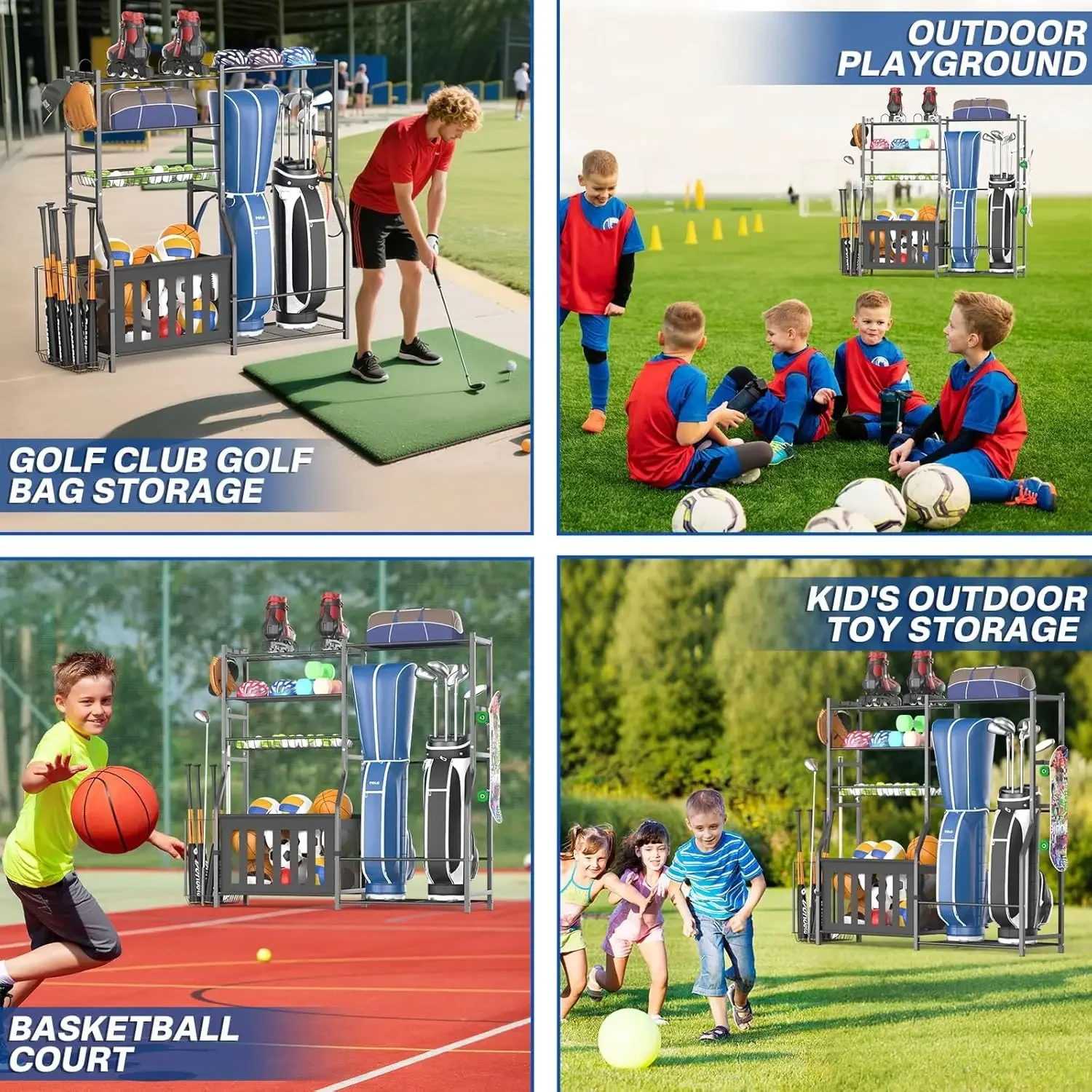 Zware-duty garage sportartikel - Golf Equipment Holder recensie en prijs